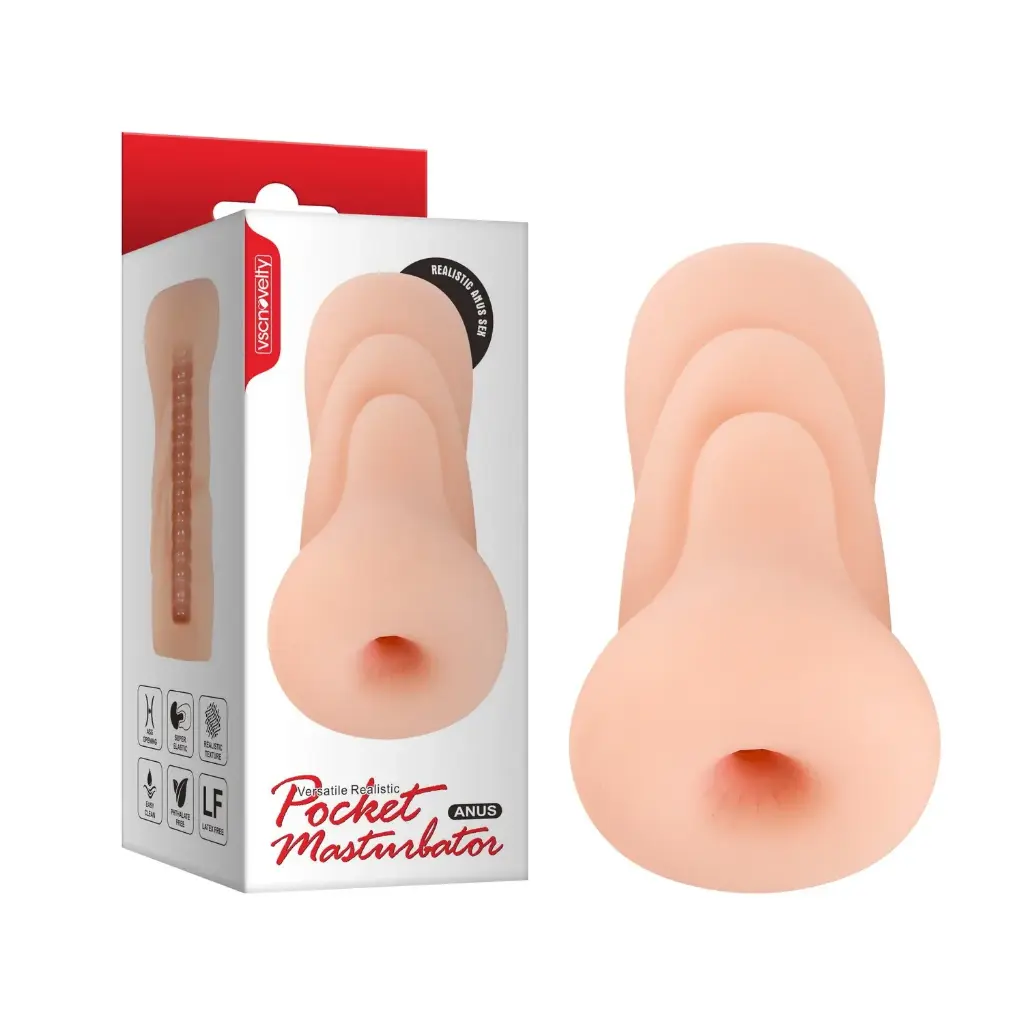 Versatile Realistic Pocket Masturbator - Anus