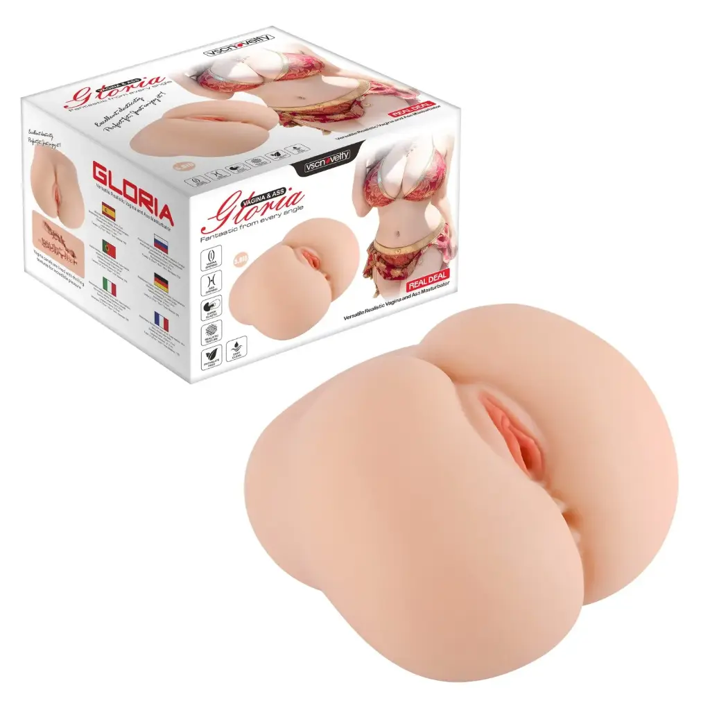 Masturbador Realista Vagina y Ano - Gloria
