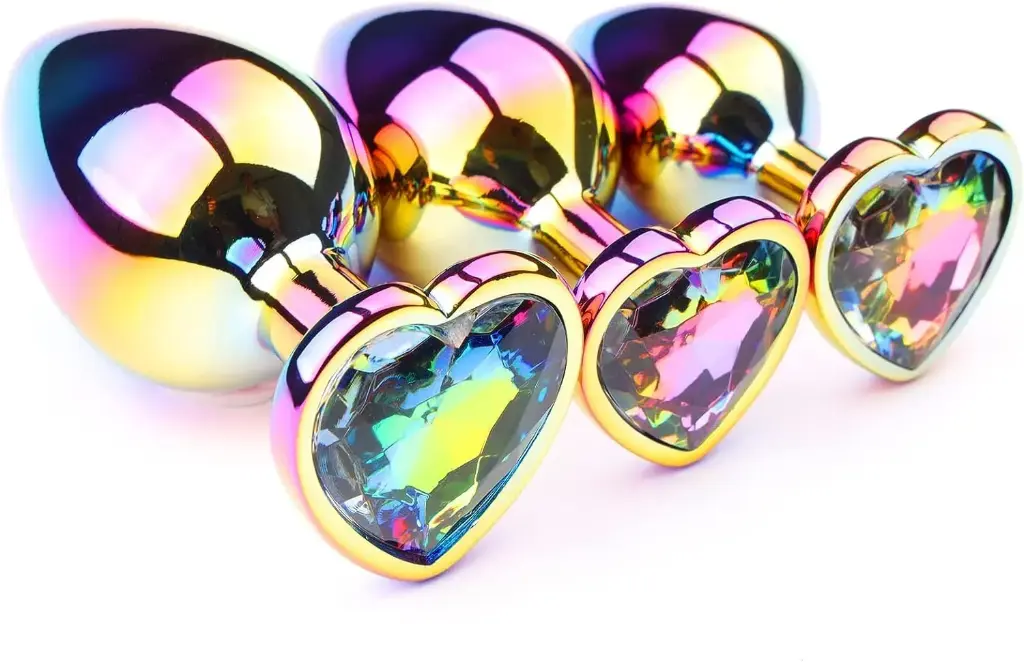 Plug Anal Toransolado de Corazon - S