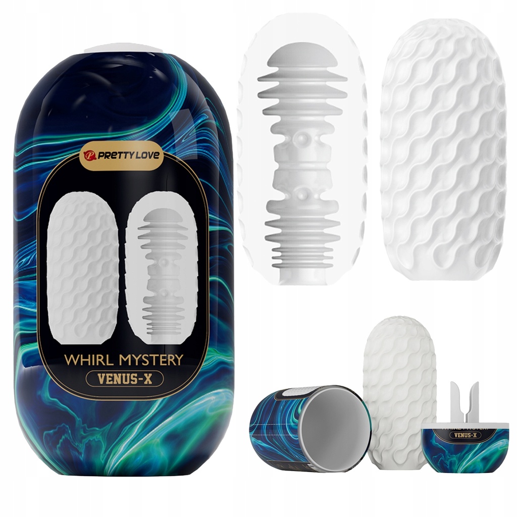 [BI-014932-3] Huevo masturbador whirl Mystery - Pretty Love