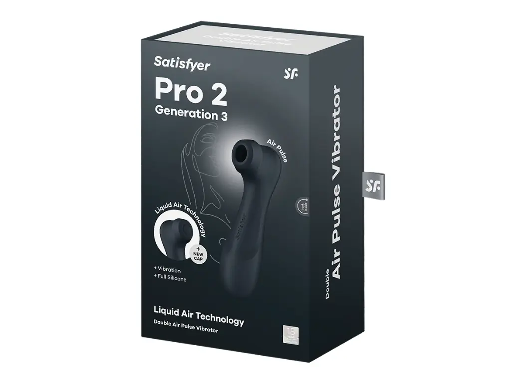 [J2018-U2-9-2] Succionador y Pulsaciones - Satisfyer Pro 2 Gen 3 - Negro