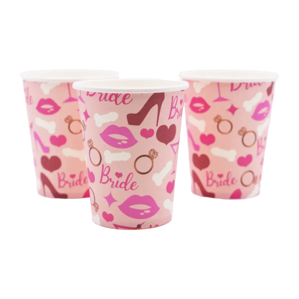 [CDS-04315] Vaso Polipapel Despedida de Soltera x6 un.
