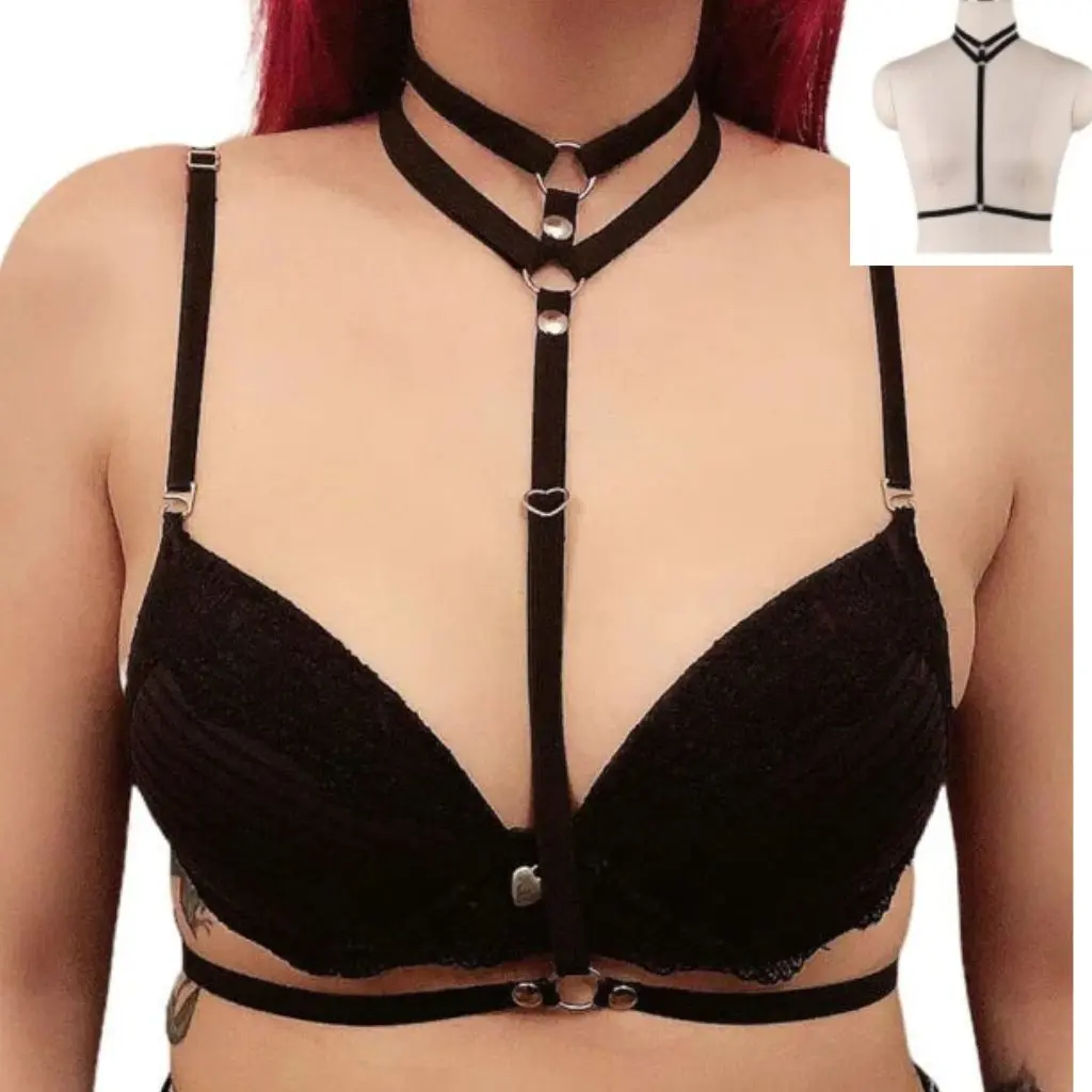 [CHKM009TM] Choker Arnes Bralette Modelo M009 (TM)