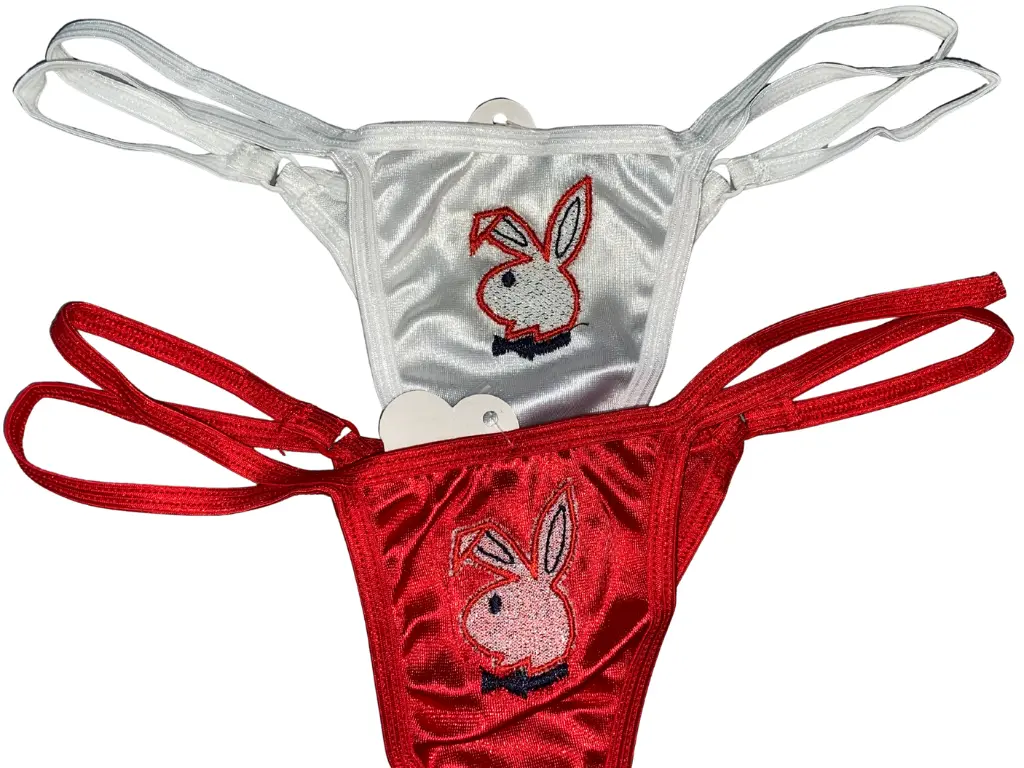[M097BLA] Tanga MININI Bordado (Blanco)