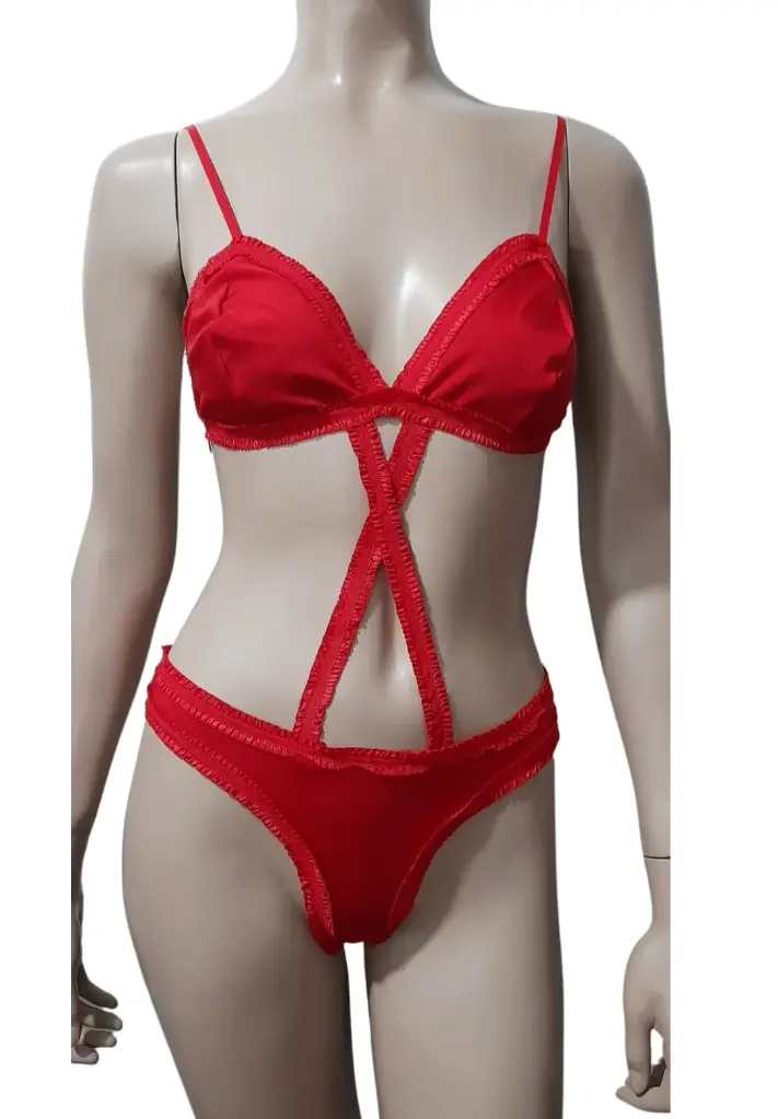 [M4005BLA] Body Triquini Licra (Blanco)