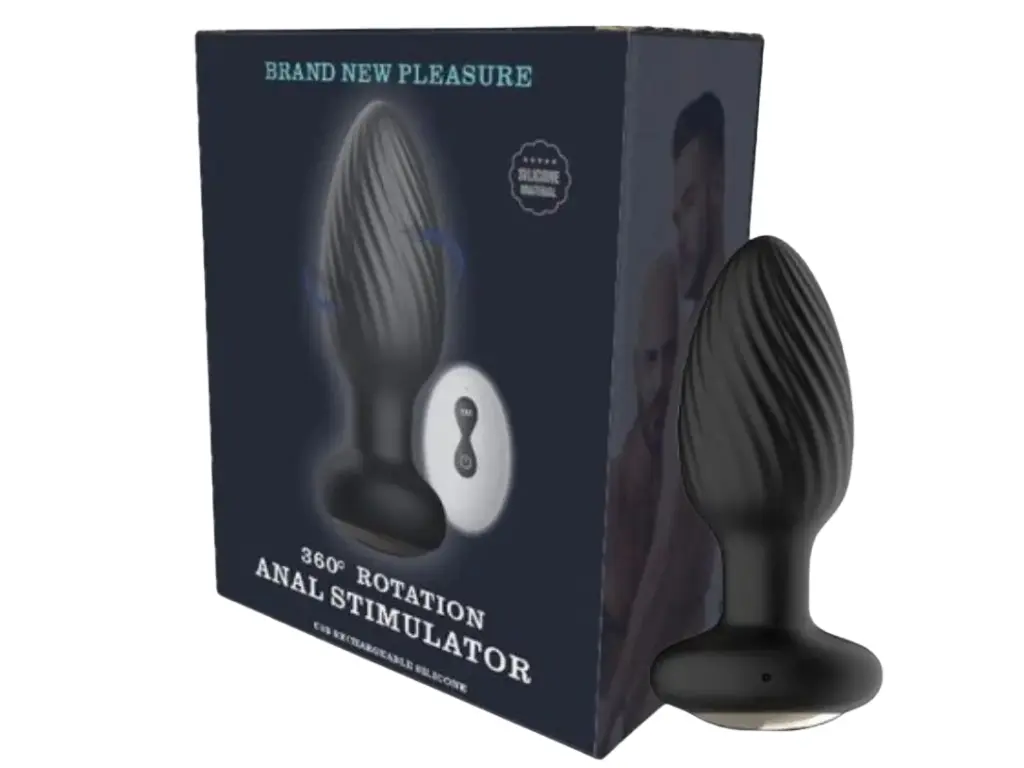 Plug Rotador Anal Medium Control