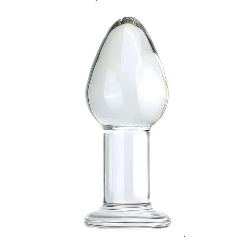 [FT-432260] Glass Anal Plug Crystaldrop