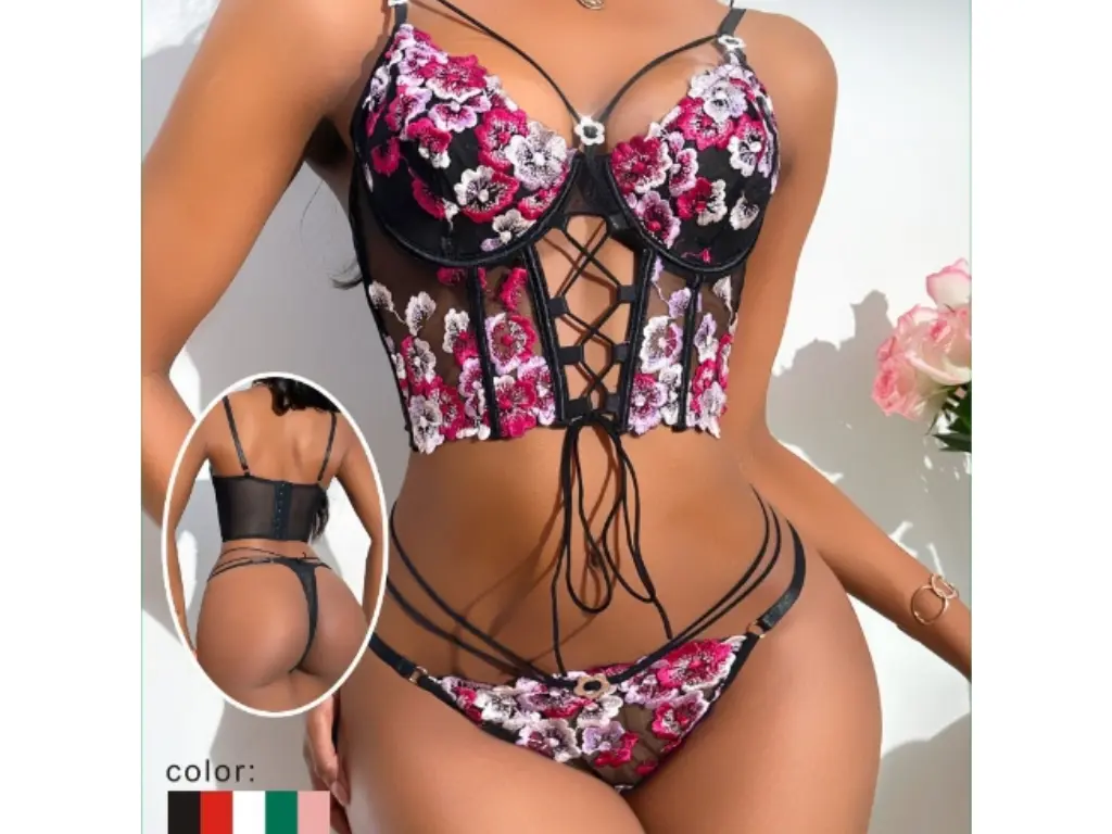 [DL88503TMBLA] Conjunto Corset y Less Michelle (TM, Blanco)
