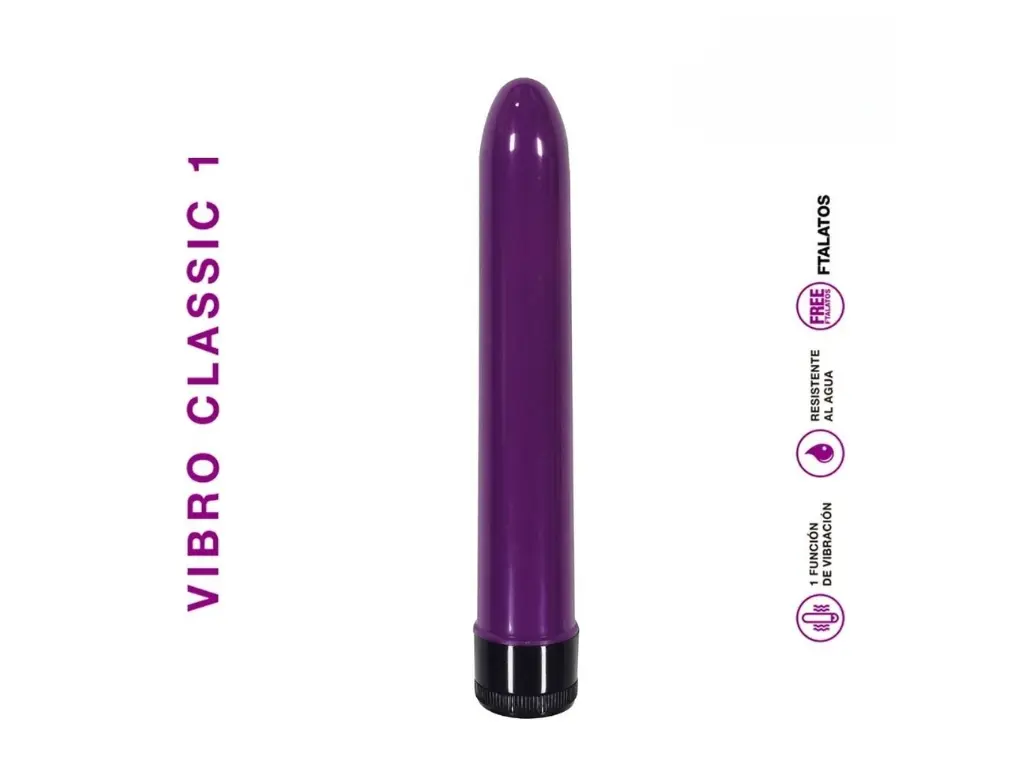 [ST-BST-VB091] Vibro Classic 1 Violeta - Vibrador