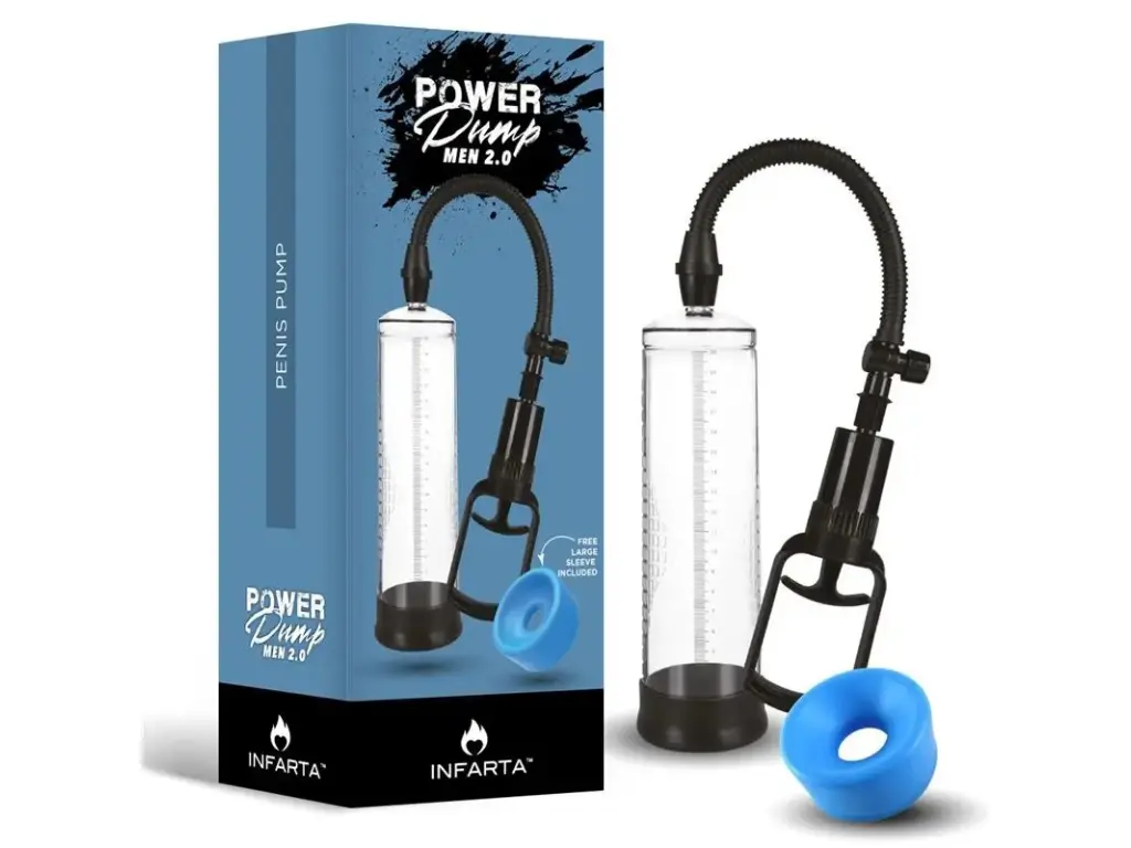 Bomba Erectora Powerpump Men 2.0 Piston 25X7cm