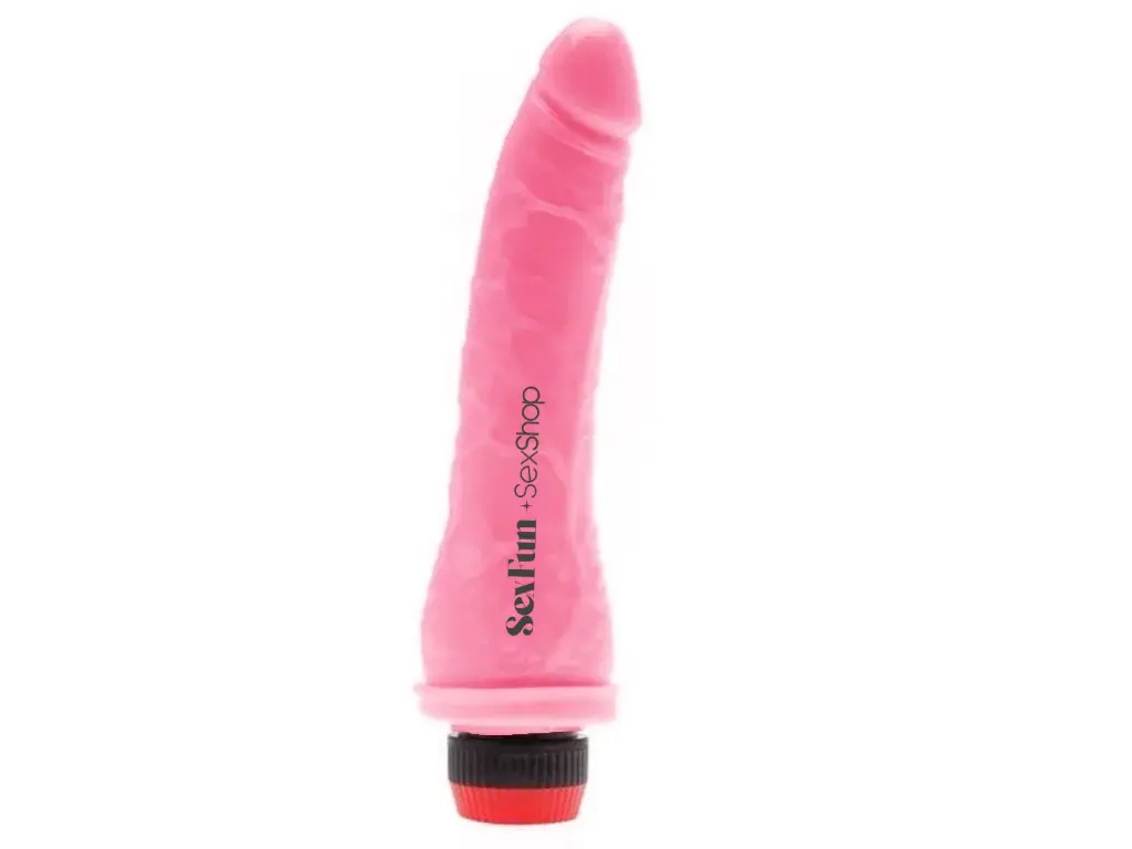 [SM-1055-62] Banana Chica Vibro- Linea Pastel - Vibrador 18cm (Rosa Pastel)