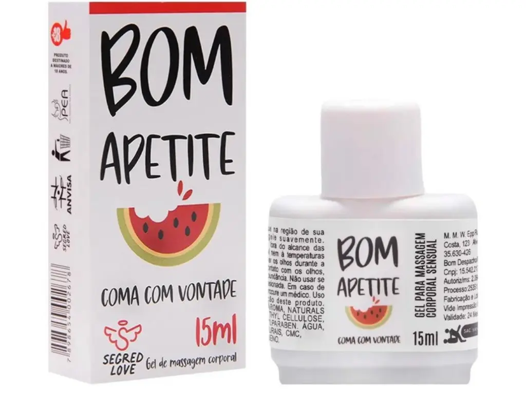Bom Apetite – gel comestible Sandia con tatuaje temporal