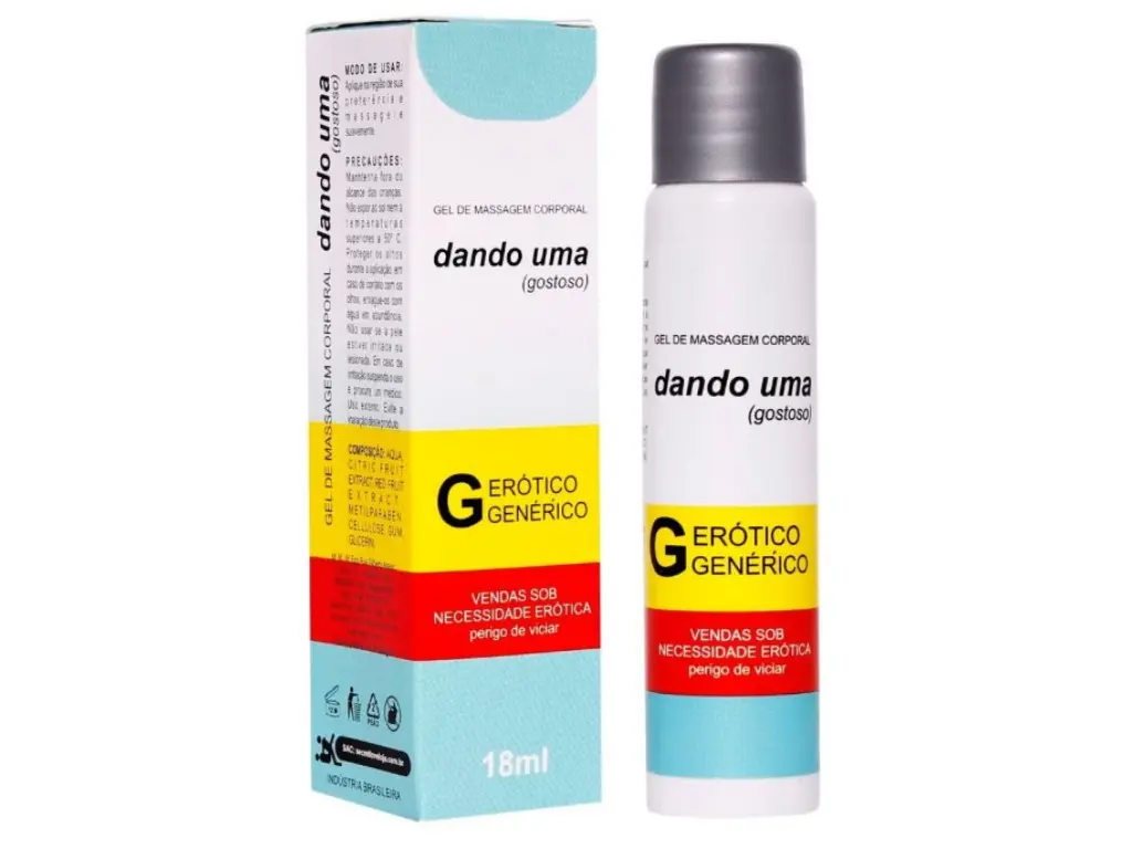 Dando Uma – Gel retardante masculino Efecto Frio