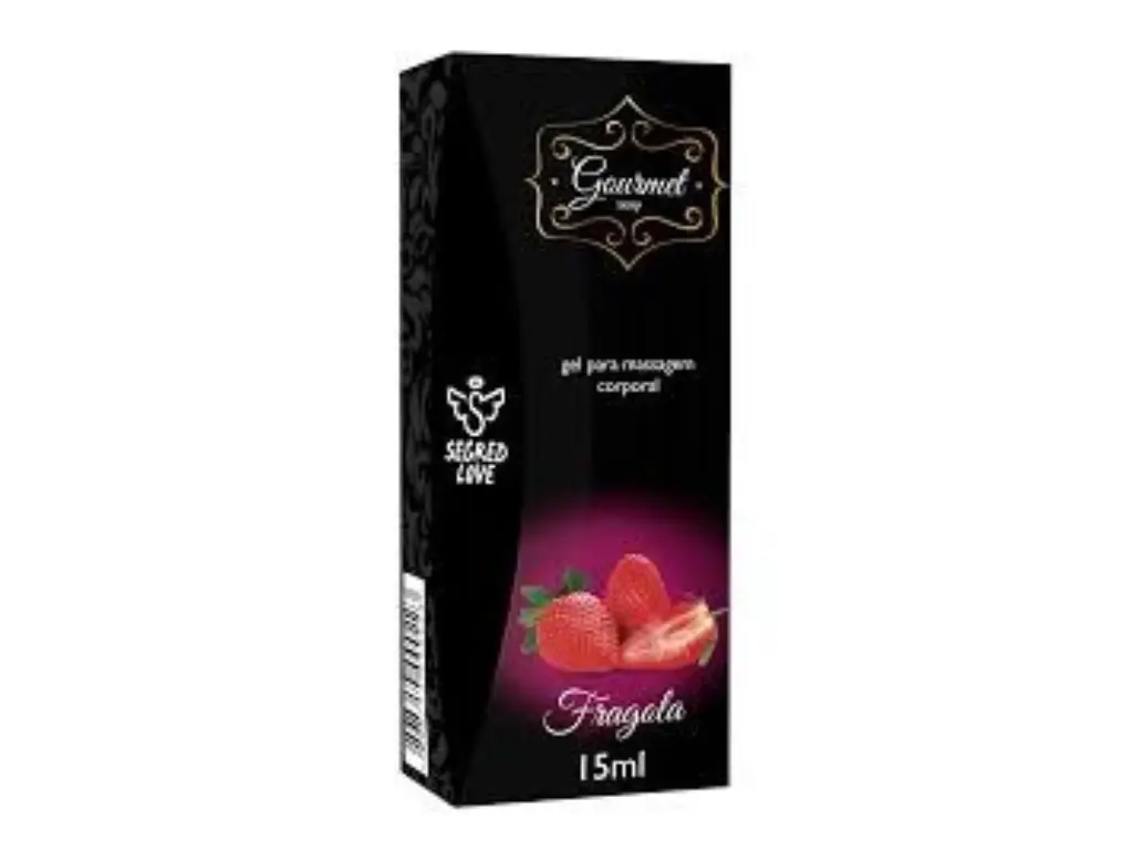 Gourmet gel comestible sabor frutilla – para sexo oral