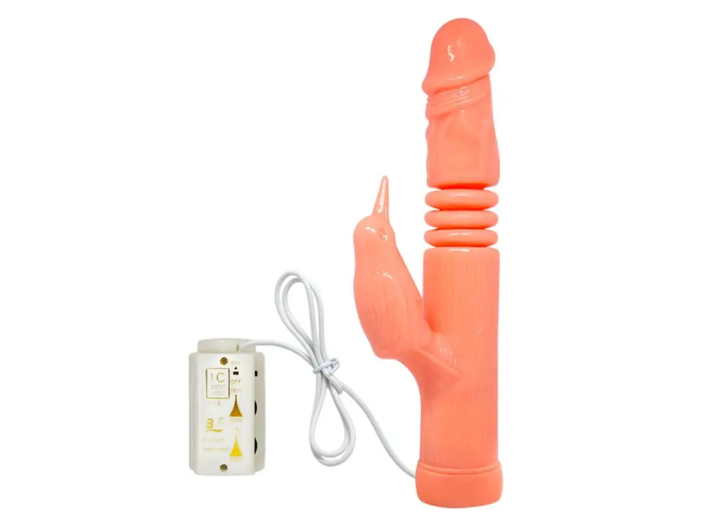 [BW-00500] Vibrador Rotador Pene Clitoris Golden
