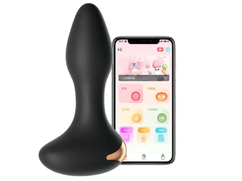 [LL-2301-APP] Plug Dilatador Vibrador con APP
