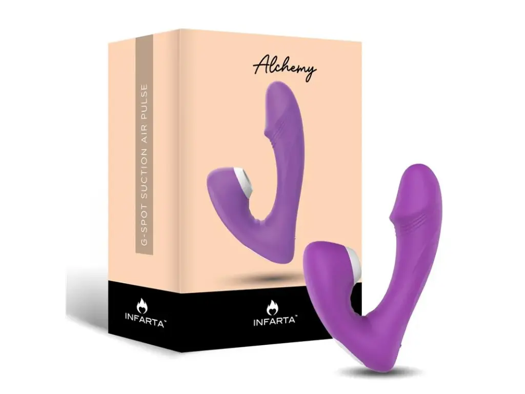 Succionador y Vibrador punto G - Alchemy