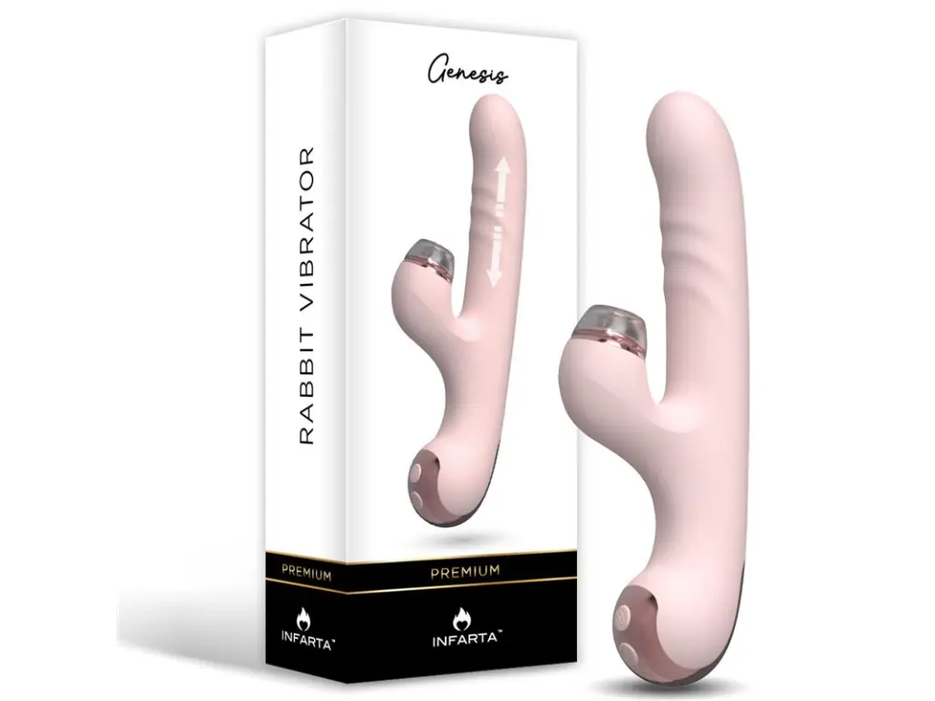Rabbit Vibrator con Succion y movimiento - Genesis