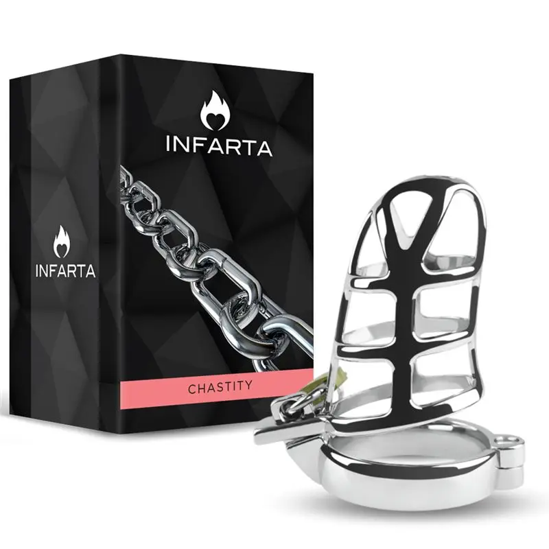 [FT-570602] Jaula de Castidad Metal Medium