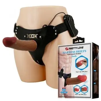 [BW-022096Z] Protesis Vibradora - Harness Briefs Starks
