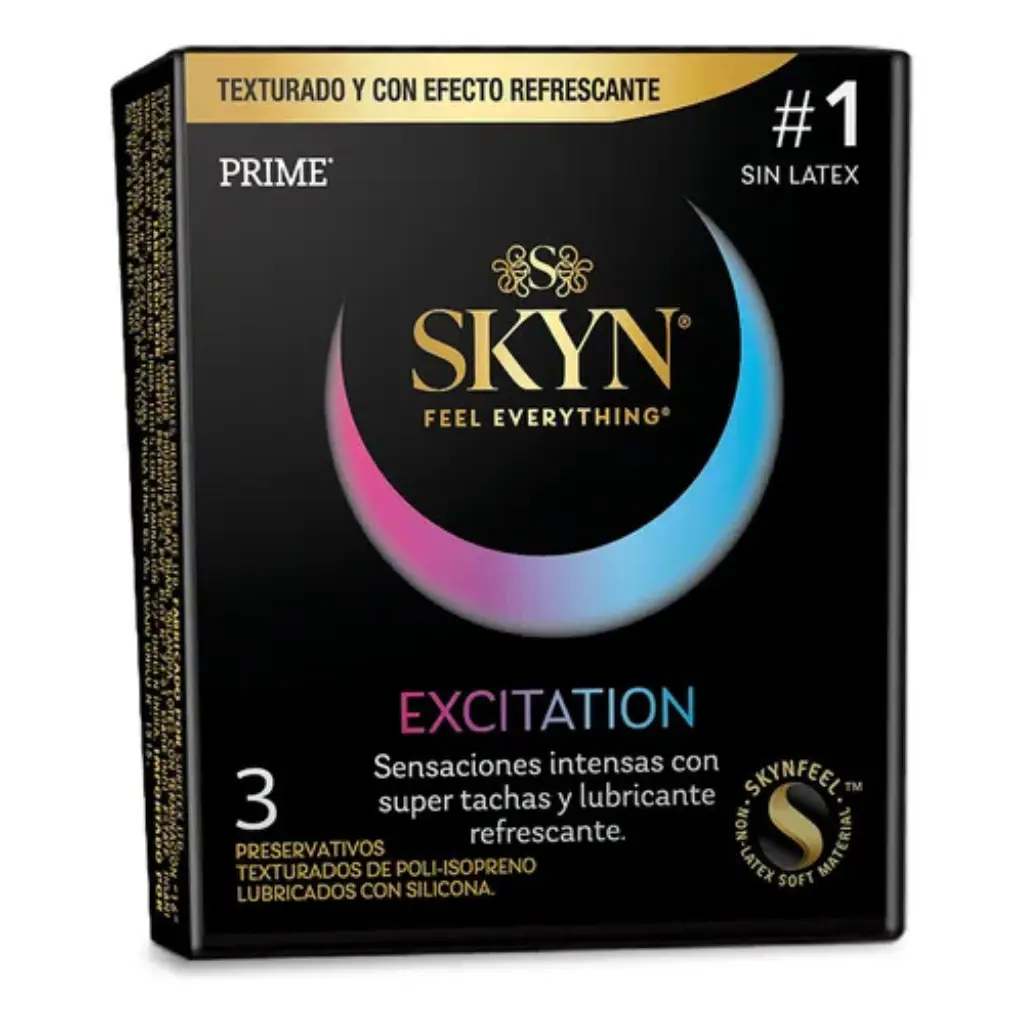 [SS-045] Preservativos Prime Skyn Excitation Sin Látex
