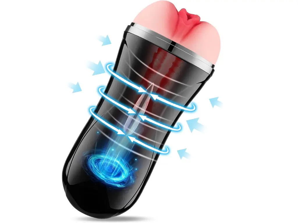 Vagina Masturbador con Succión y Vibracion Manual