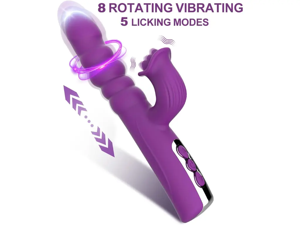 [AS-GM-ZDB033] Vibrador Rabbit con Textura y Movimiento