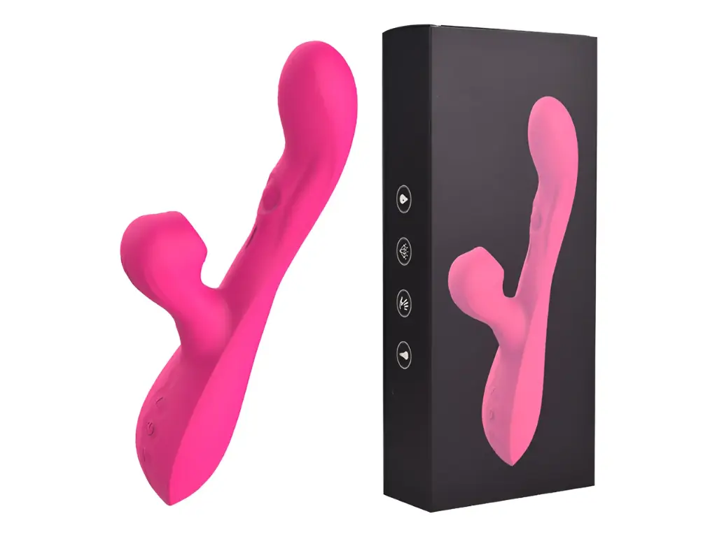 [AS-GM-ZDB065] Vibrador Rabbit con Pulsaciones en Punto G y Succionador