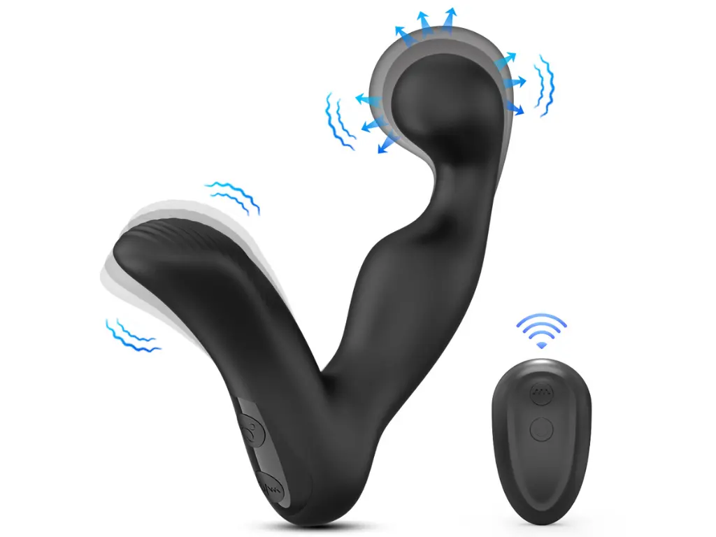 Vibrador Prostatico Infable con Control