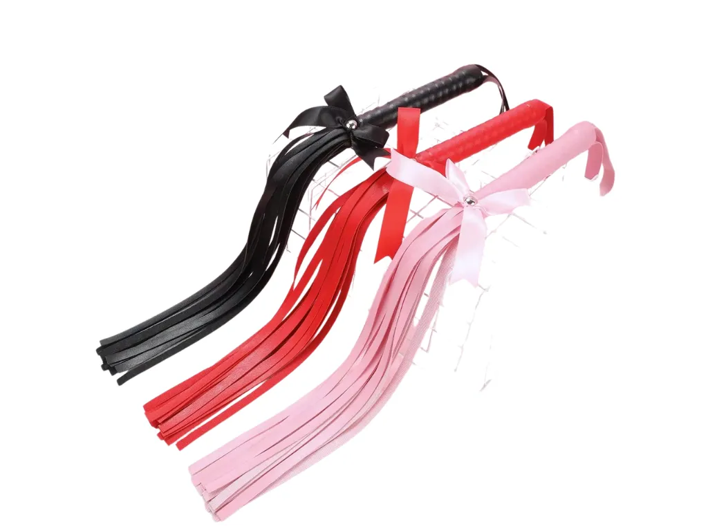 Latigo de Mango Rigido con Moño