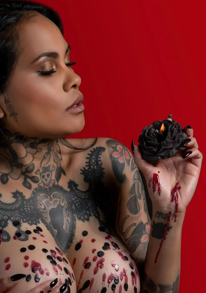 Rosa de Vela para Wax Play