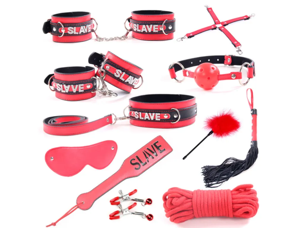[AS-TZ-1101] Kit Slave BDSM 12 Piezas