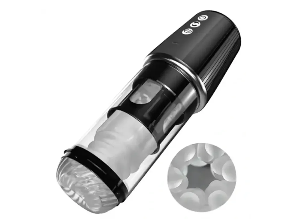 Masturbador Telescopico con Succion