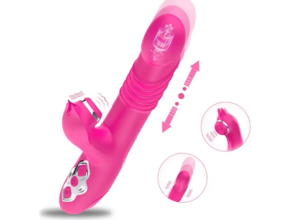 [AS-GM-ZDB125] Afrodita - Vibrador Rabbit con Movimiento y Pulsaciones