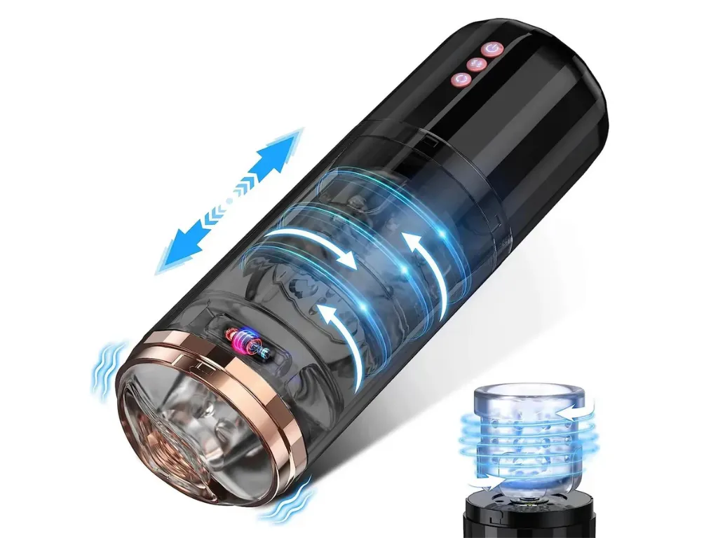 [AS-GM-FJ019] Masturbador Automatico con Movimiento y Vibracion