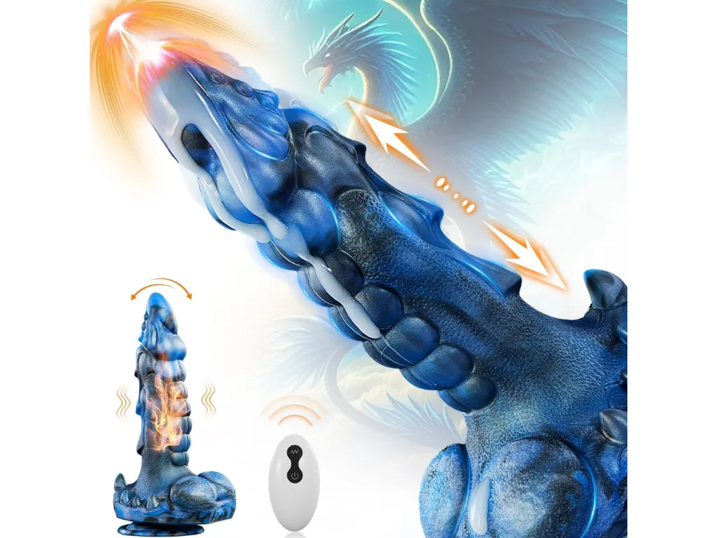 Dino - Vibrador 5 en 1 con Control