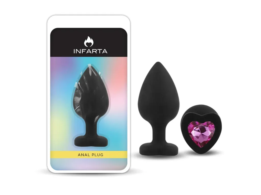 [FT-570857] Plug Anal Siliconado Corazon - L