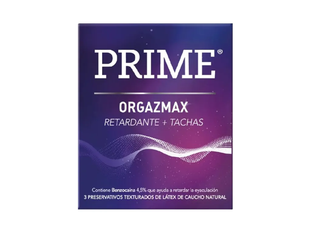 Preservativo Prime Retardante con Tachas