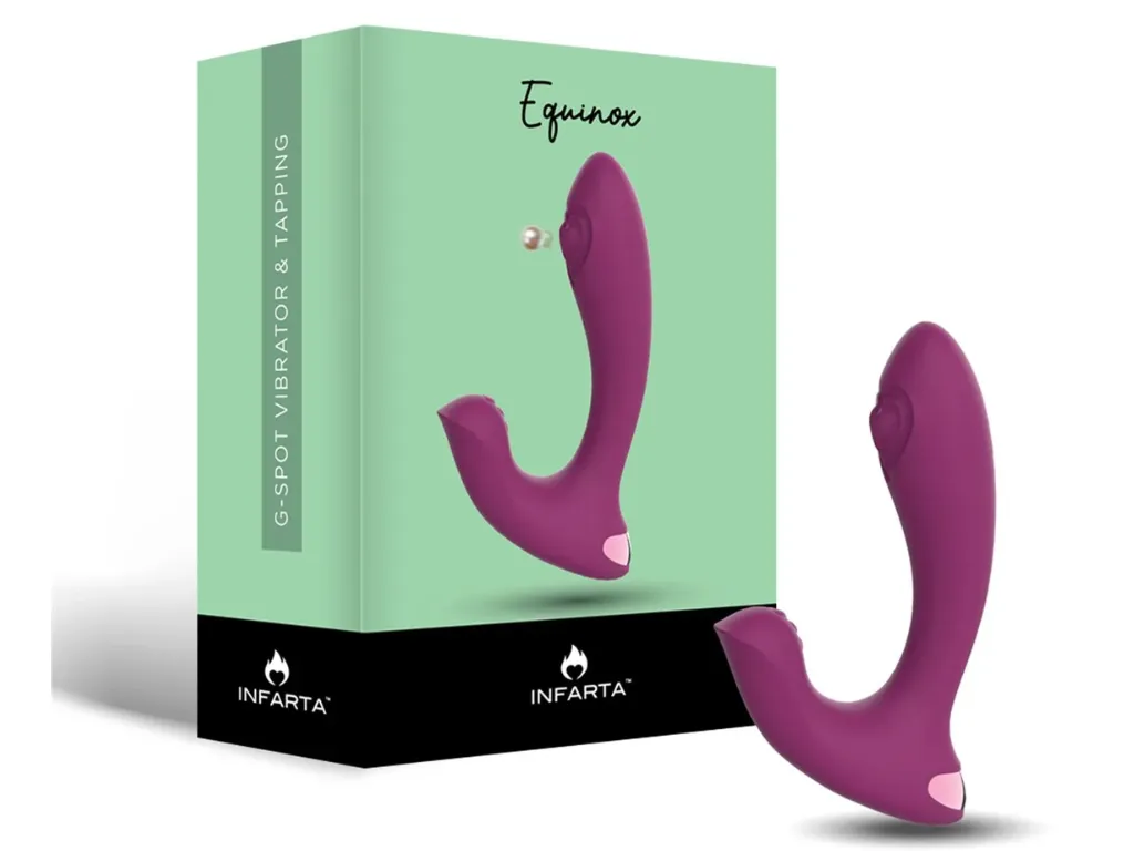 Equinox - Vibrador Doble con  Pulsaciones