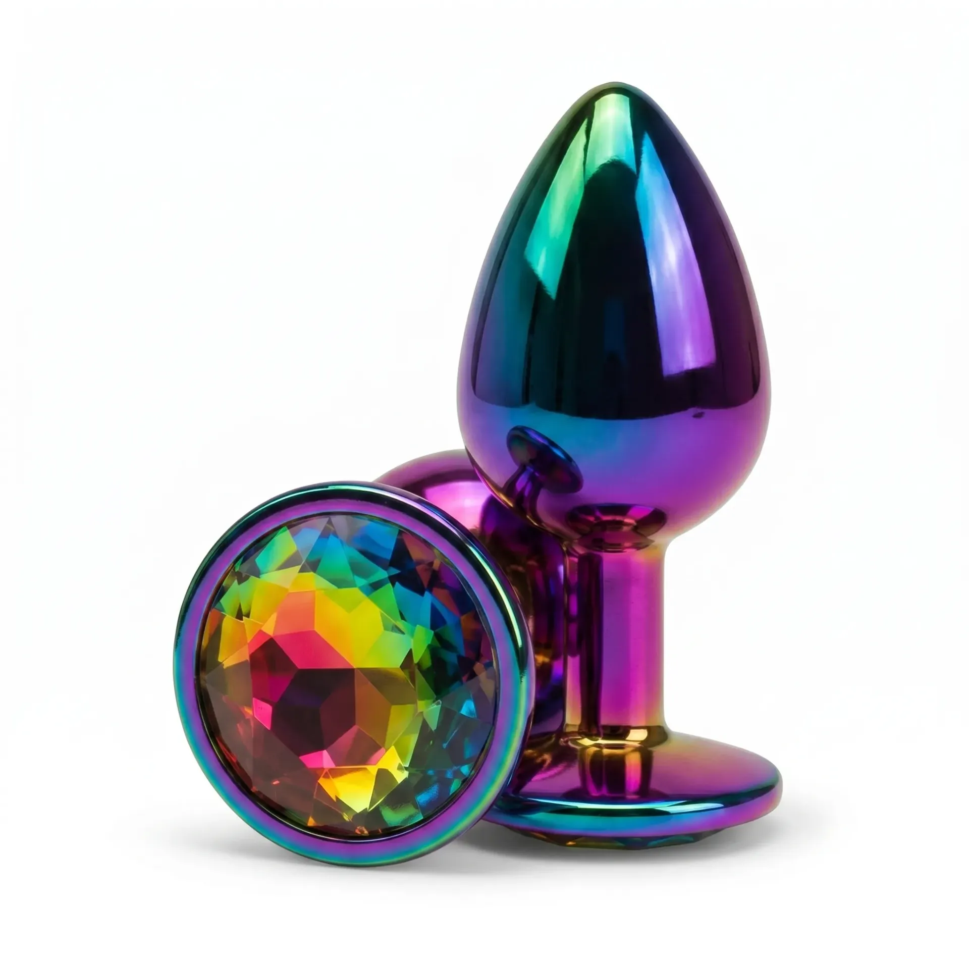 [NY-JS-004-M] Plug Anal Tornasolado Redondo M