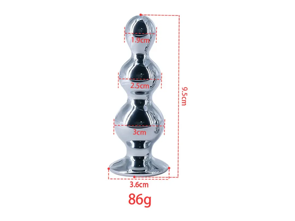 [NY-JS-131-S] Plug 3 Esferas Progresivas de Aluminio - S