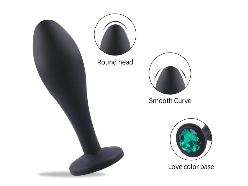 [LS-GJ-01-1] Plug Pera Anal de Silicona - S