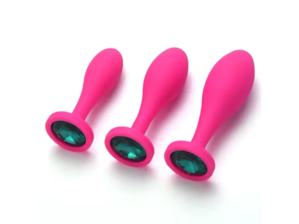 Plug Pera Anal de Silicona - L