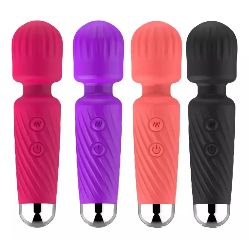 Vibrador Mini Wand Clítoris Masajeador Potente Usb Silicona