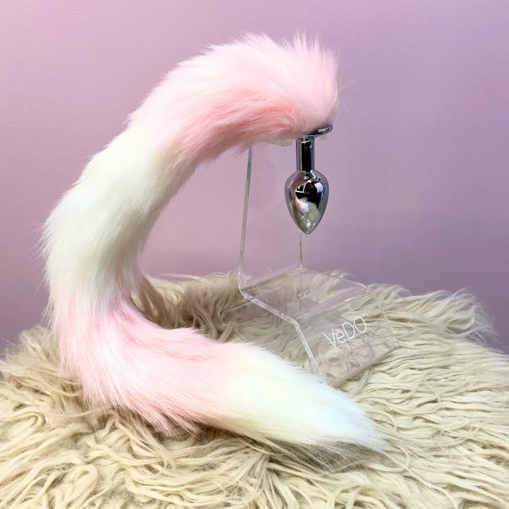 Cola De Zorro Rosa/Blanco - S