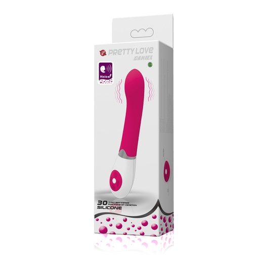 [BI-014242] VIBRADOR POR SONIDO Y VOZ DANIEL 30 FUNCIONES SILICONA