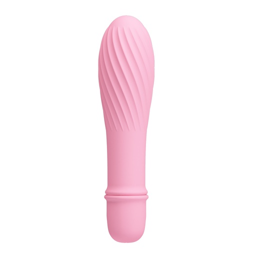 [BI-014503-1] Solomon Rosa - Vibrador Texturado 10 Funciones