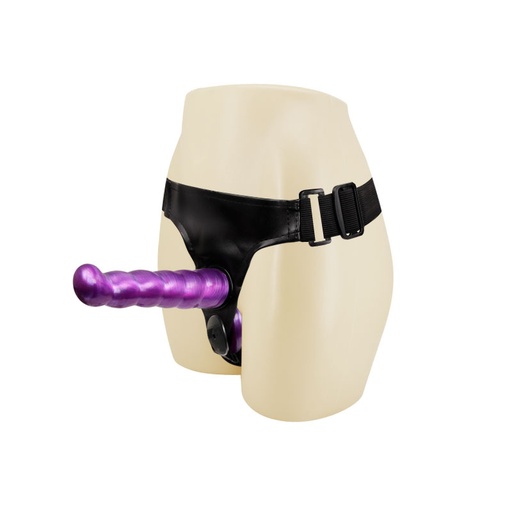 [BW-022021] Strap on con Arnes - Doble dildo 17,5cm/12,5cm 