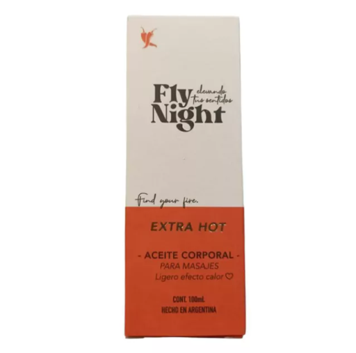 [FN-C5046] Aceite Corporal para masajes Extra Hot 100 ml - Fly Night