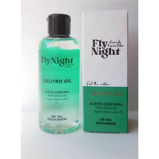 [FN-C5047] Aceite Corporal para masajes Neutro 100 ml Fly Night
